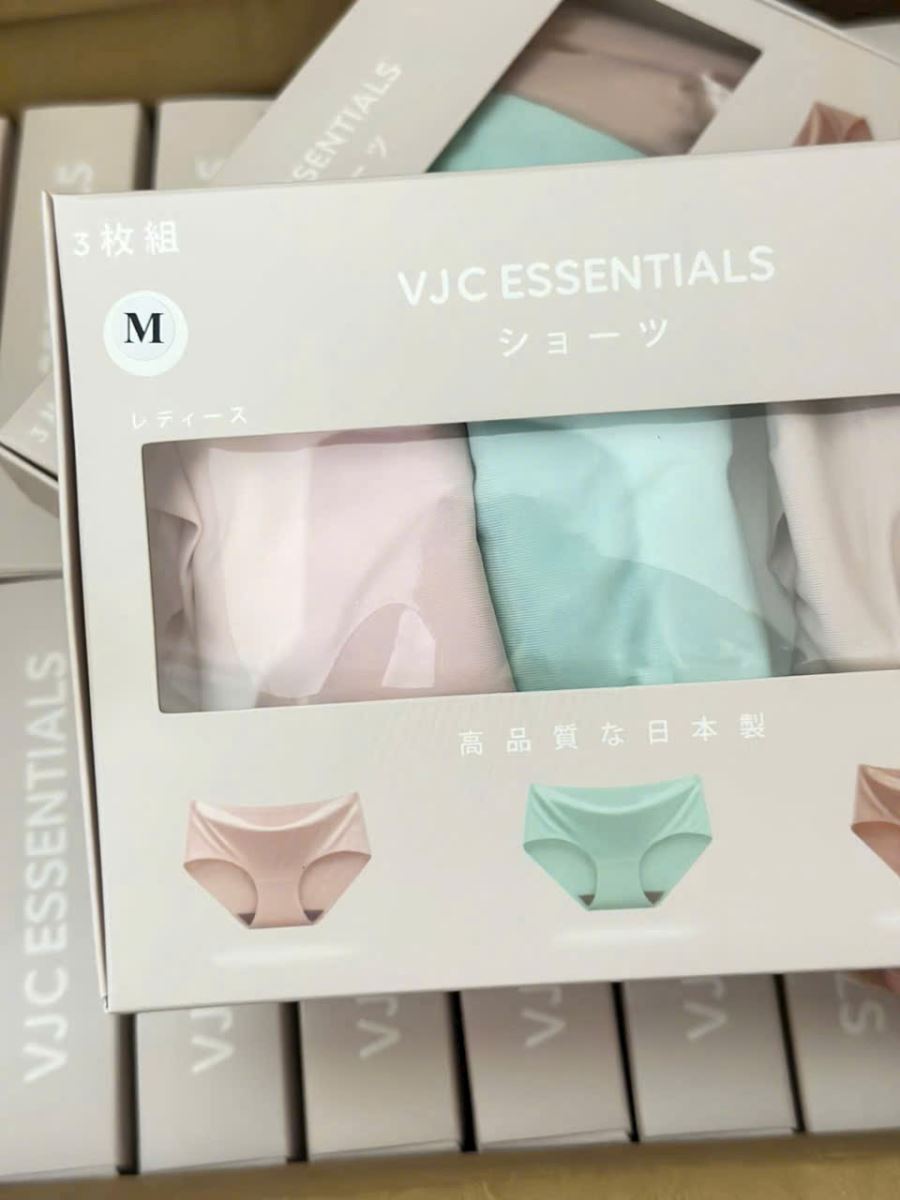 Set 3 quần lót nữ cao cấp VJC Nhật Bản - Mát lạnh & tính tế 