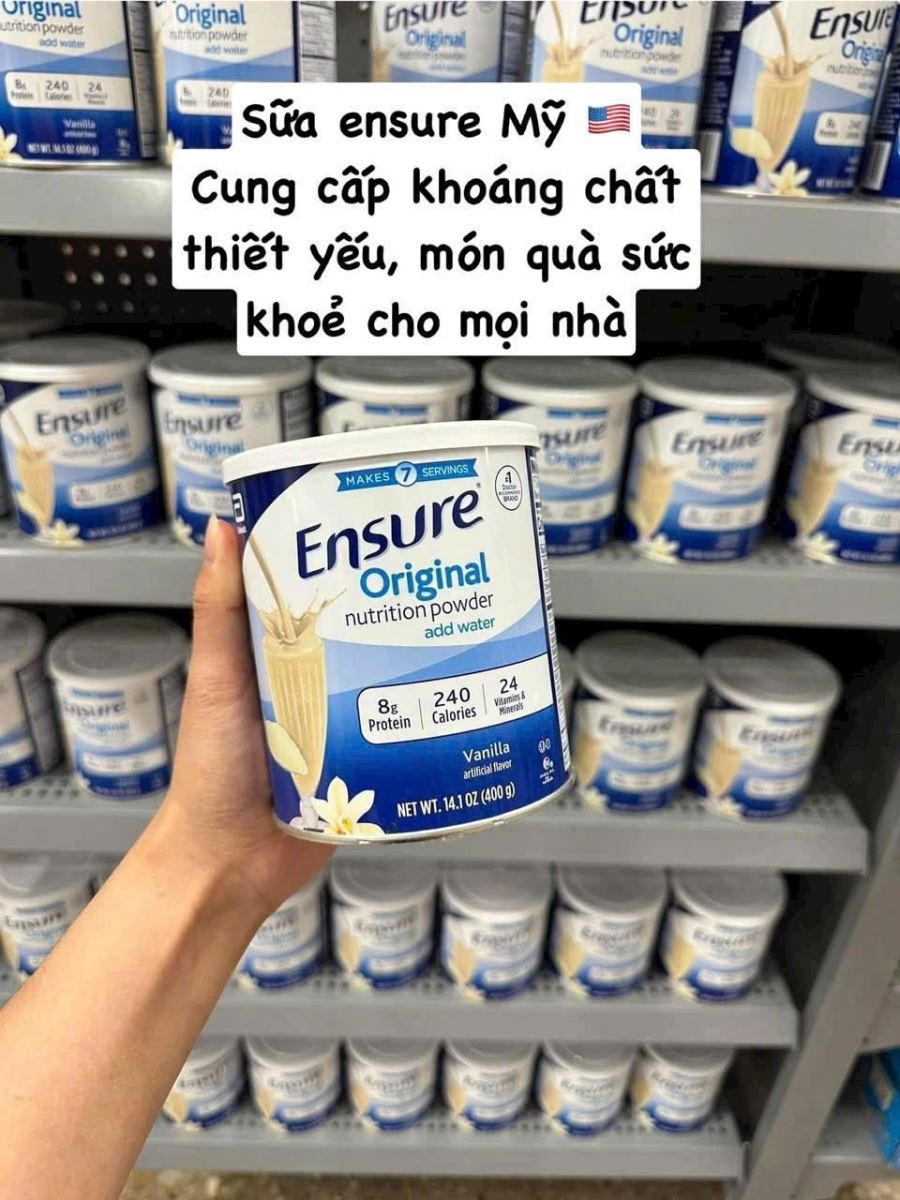Sữa bột Ensure Mỹ 400g 